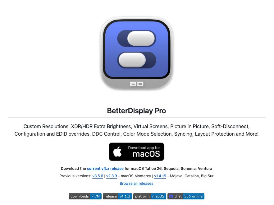 Better Display GitHub Page